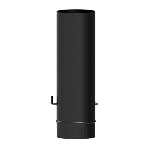 Wolfpack Tubo de Estufa Acero Vitrificado Negro Ø 150 mm. Con llave Estufas de Leña