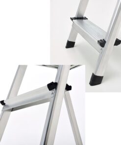 Oryx Escalera Aluminio 3 Peldaños Plegable