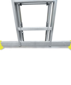 Escalera Aluminio 2 Tramos 12+12 Peldaños. Plegable