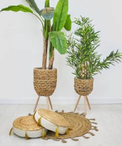 Planta artificial de Bambú Altura 90 cm con maceta