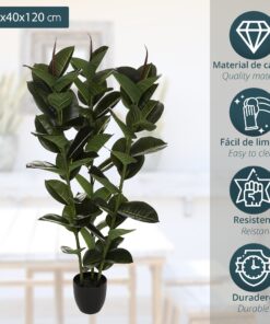 Planta artificial de Ficus robusta Altura 120