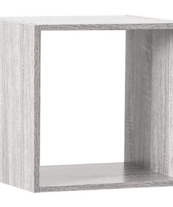 Estante "mix" 1 compartimento de madera gris