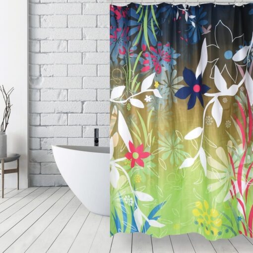 Cortina de baño de poliester 180x200cm - Imagen 3