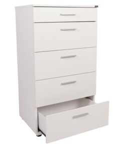 Mueble de Roble blanco  con 100% Tablero aglomerado rechapado en melamina.