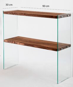 Mueble de Nogal con 100% Tablero aglomerado rechapado en melamina.