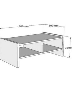 Mesa de centro en madera WellHome.