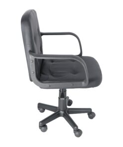 WELL HOME - Sillon oficina mom fabricado en acolchado negra