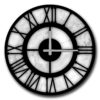 Reloj decorativo MDF con estilo mármol