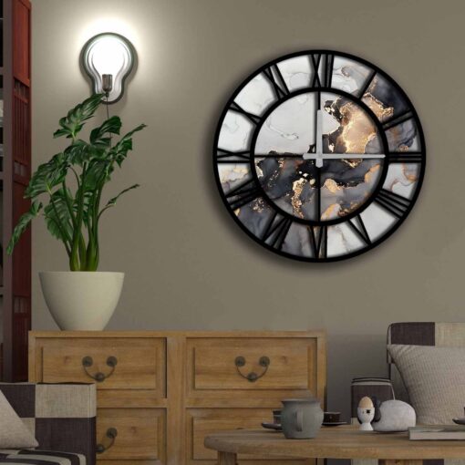 Reloj decorativo MDF "distorsion"