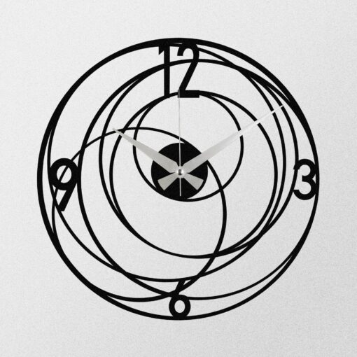 Reloj de pared METAL decorativo "circulos"