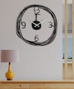 Reloj de pared METAL decorativo sencillo
