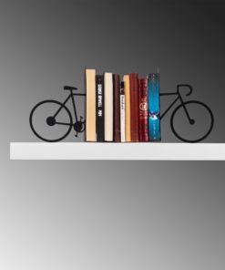 Apoya libros METAL con estilo de bicicletas