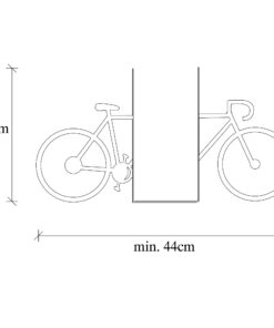 Apoya libros METAL con estilo de bicicletas