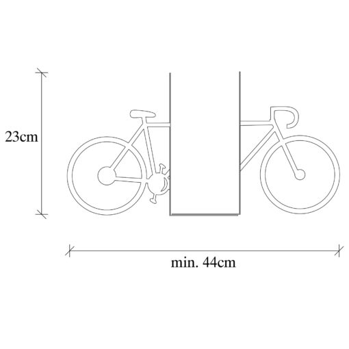 Apoya libros METAL con estilo de bicicletas