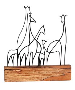 Objeto decorativo con estilo de jirafas