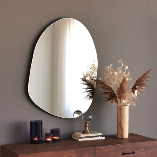 Espejo decorativo redondeado