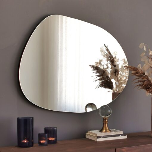 Espejo decorativo redondeado