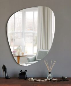 Espejo decorativo de pared redondeado