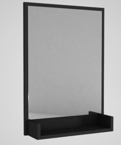 Espejo MADERA decorativo con marco negro