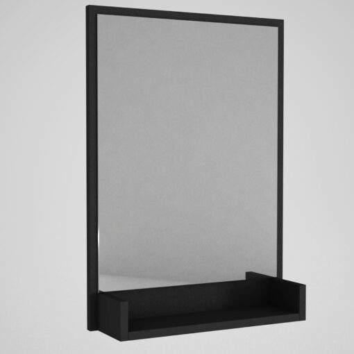Espejo MADERA decorativo con marco negro