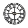 Reloj de pared METAL decorativo con estilo "numeros romanos"  50x50