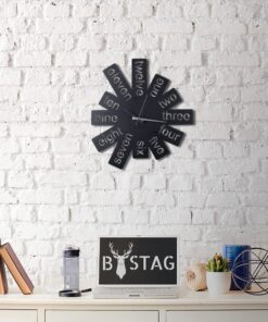 Reloj de pared METAL decorativo con estilo 