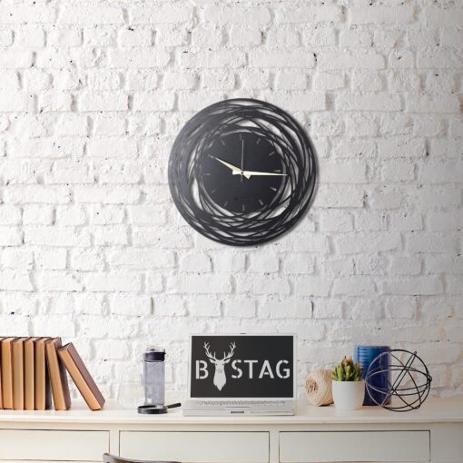 Reloj de pared METAL decorativo con estilo "rotaciones"  50x50