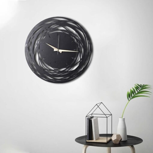 Reloj de pared METAL decorativo con estilo "rotaciones"  50x50