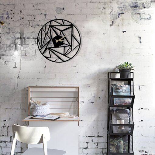 Reloj de pared METAL decorativo con estilo "geométrico"