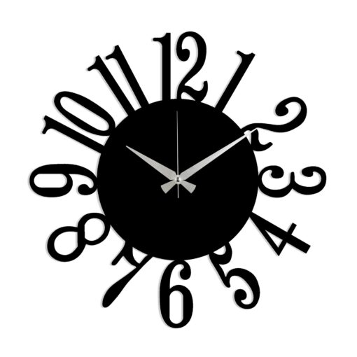 Reloj de pared circular METAL decorativo con estilo "numeros"